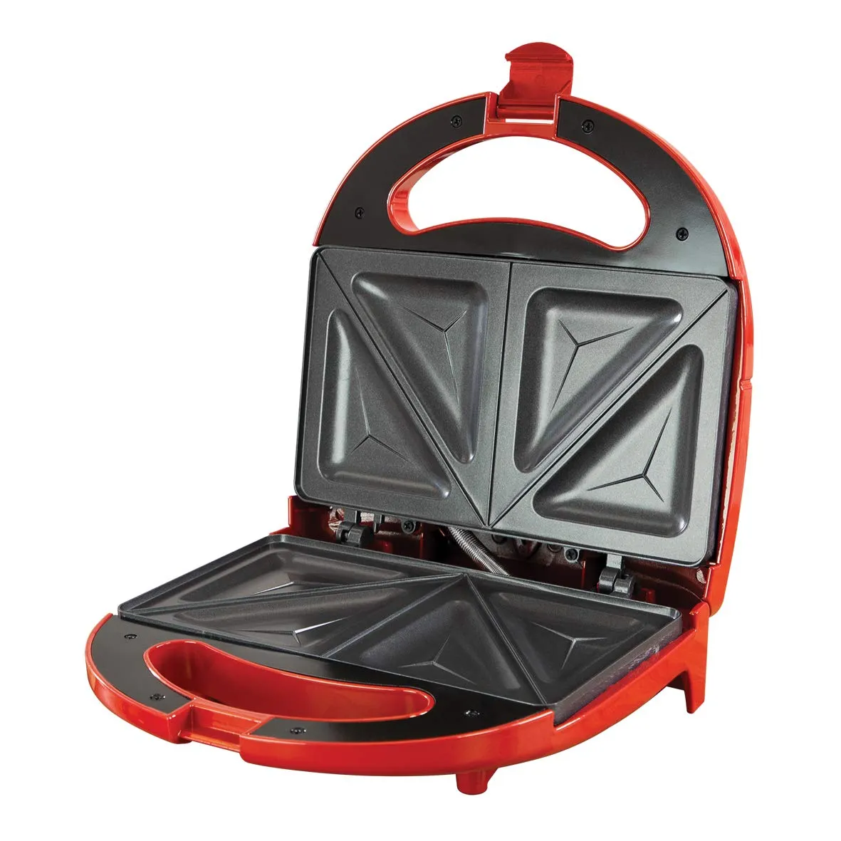 Quest 35149 Sandwich Toastie Maker/Red/Non-Stick Easy Clean/Student Essentials for University