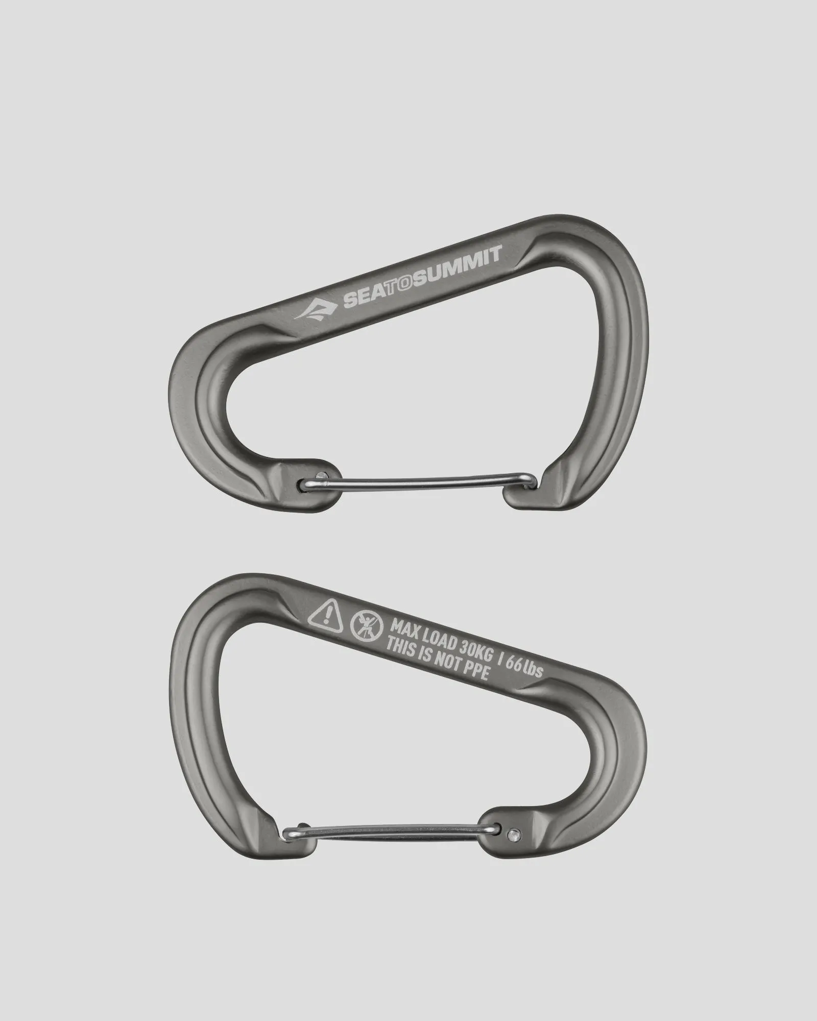 Sea to Summit Accessory Carabiner - 2 Pack Large - Silver
