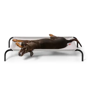 Snooza Flea Free Bed Grey/Black