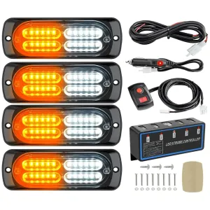 Surface Mount Led Strobe Light Kit (4 Pcs)