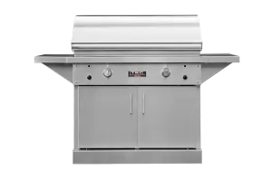 TEC Grills:  44" Patio On Stainless Cabinet With Side Shelves (64")