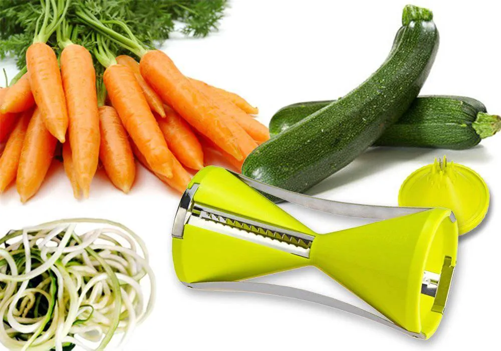 Vegetable Spiralizer Slicer Twister Handheld Spiral Cutter Fruit Grater Cooking Tools Spaghetti Pasta Kitchen Gadget