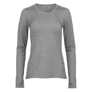 Women's Micro-Elite Chamois Crewneck - Granite