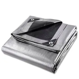 Yescom 10'x12' Heavy-Duty Poly Tarp Reinforced Canopy